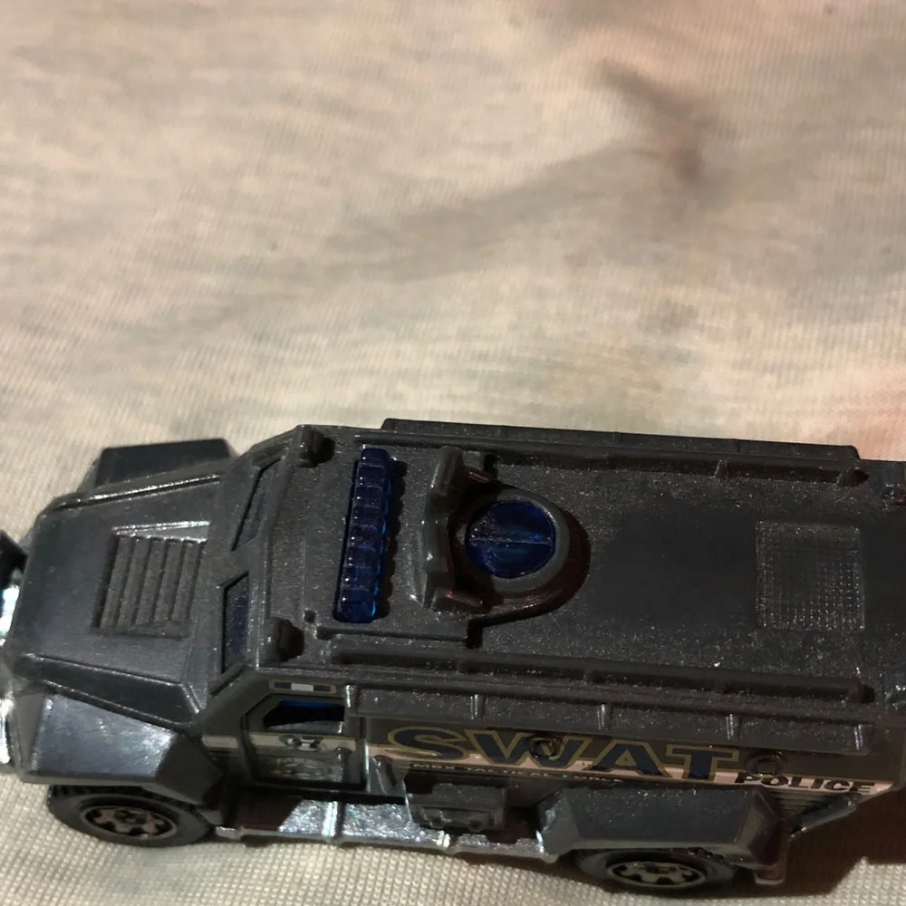 Mattel Gray SWAT Police Vehicle